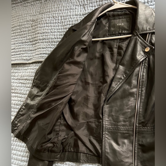 Women’s leather like jacket - XS Tall by YAS - Picture 2 of 3